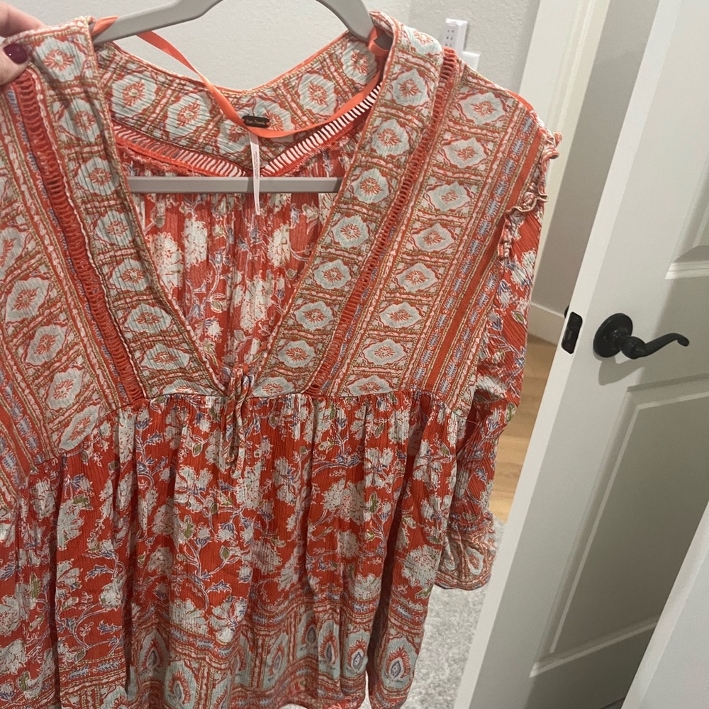 FREE PEOPLE BOHO TOP XS